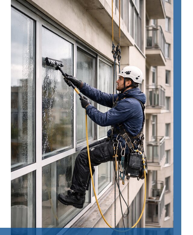 Мойка балконного остекления в Химках от 3628 р. | ВЫСОТНИК-Хмк