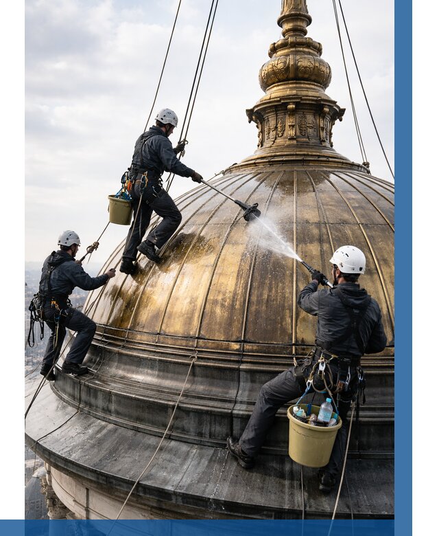 Мойка куполов и шпилей в Химках от 8294 р. - заказать | ВЫСОТНИК-Хмк