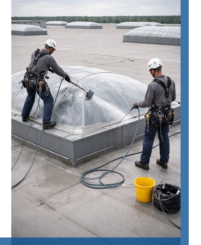 Мойка зенитных фонарей в Химках, заказать от 4665 р. | ВЫСОТНИК-Хмк