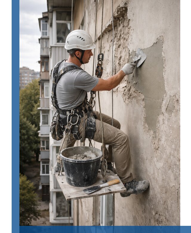 Восстановление фасадной штукатурки в Химках с гарантией качества