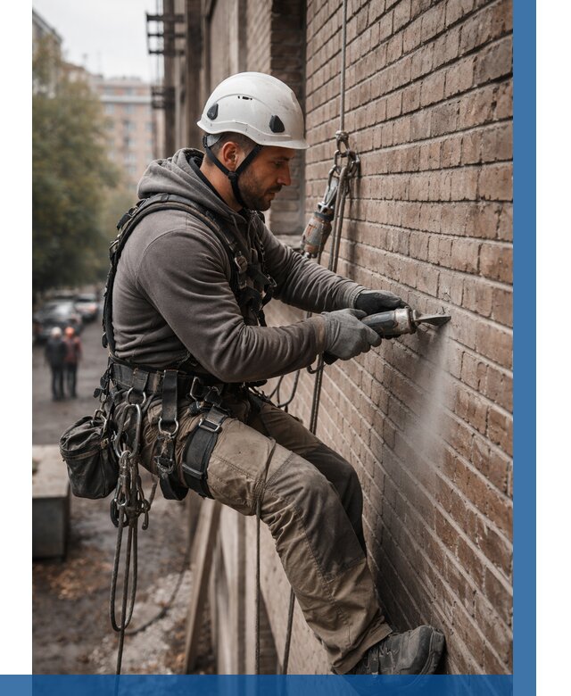 Расшивка кирпичных швов в Химках от 622 р. | ВЫСОТНИК-Хмк