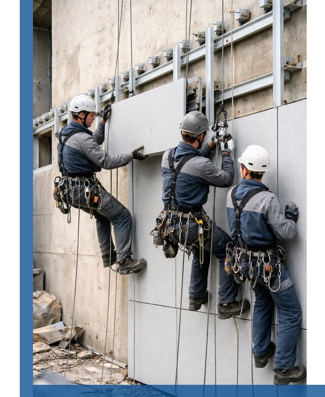 Монтаж вентилируемого фасада в Химках под ключ с гарантией качества