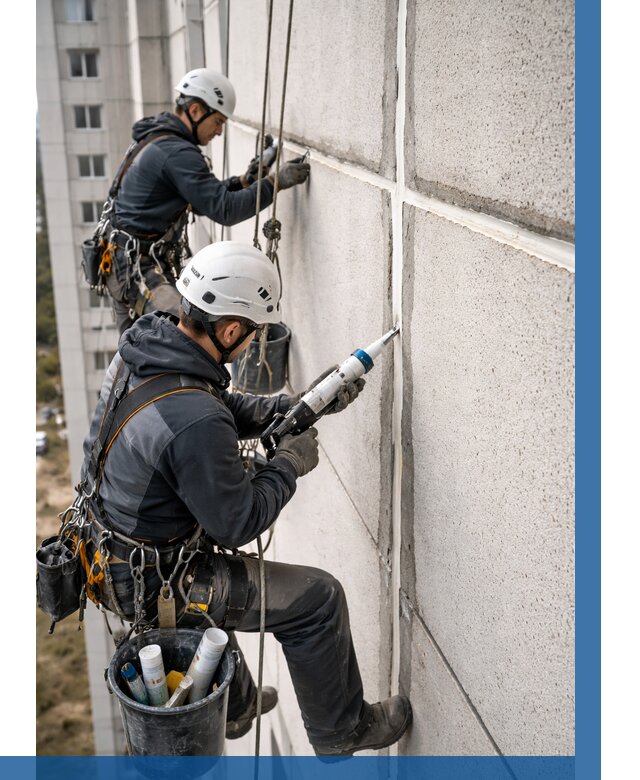 Герметизация межпанельных швов в Химках от 726 р. | ВЫСОТНИК-Хмк