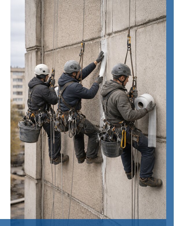 Ремонт межпанельных швов в Химках от 778 р. | ВЫСОТНИК-Хмк