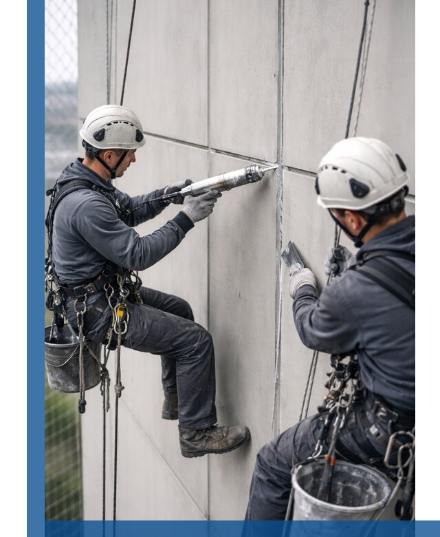 Первичная герметизация швов фасадов и кровель в Химках