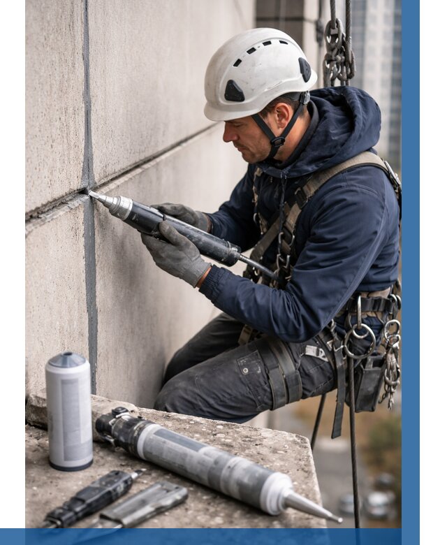 Вторичная герметизация швов в Химках от 467 р. | ВЫСОТНИК-Хмк