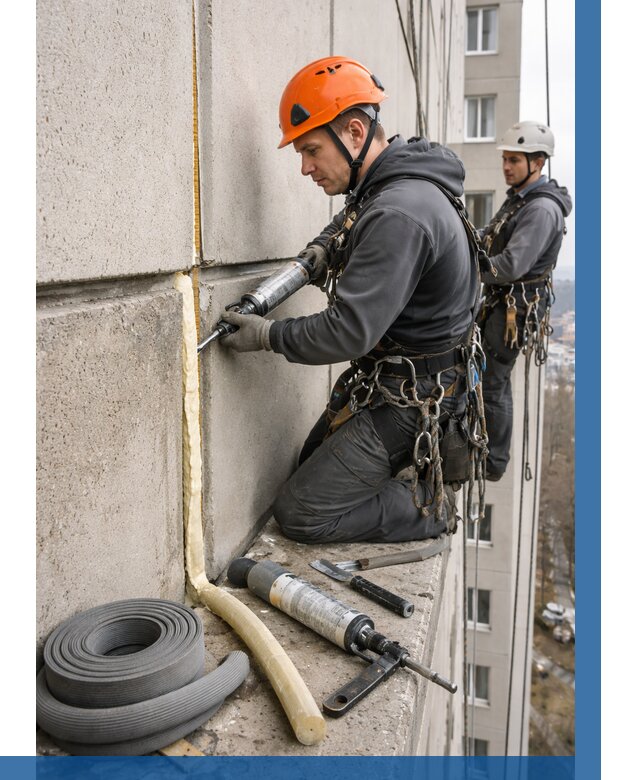 Теплый шов межпанельные швы в Химках от 726 р. | ВЫСОТНИК-Хмк