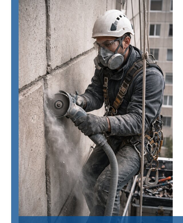 Штробление межпанельных швов в Химках качественно и быстро