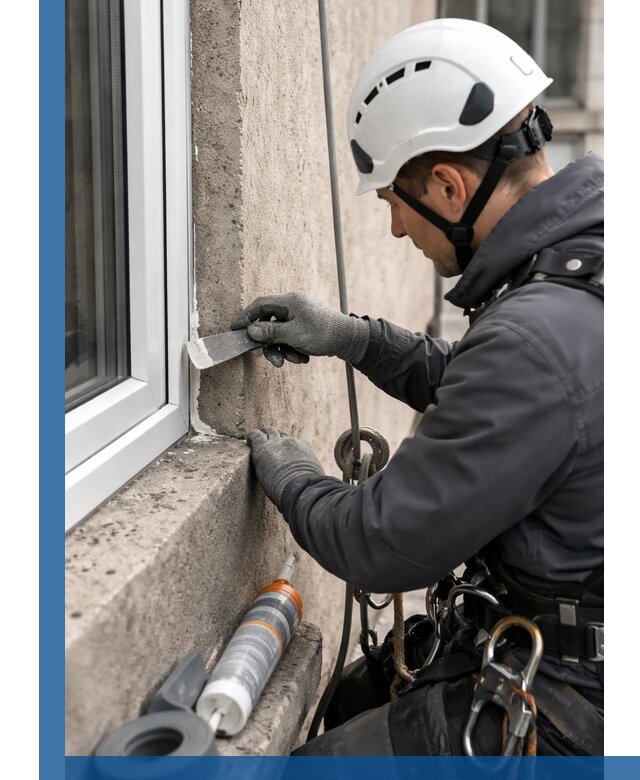 Герметизация монтажных швов окон в Химках с гарантией качества