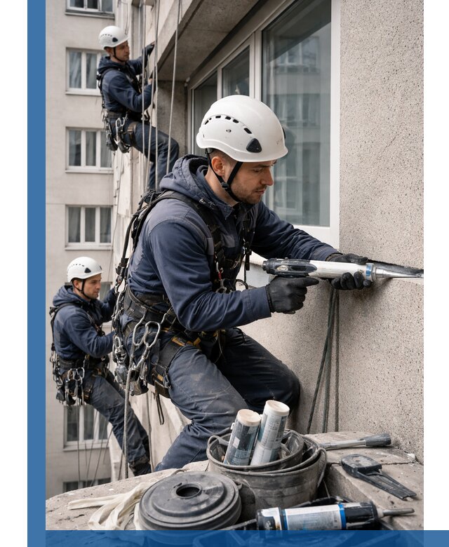 Герметизация швов лоджии в Химках профессионально и надежно