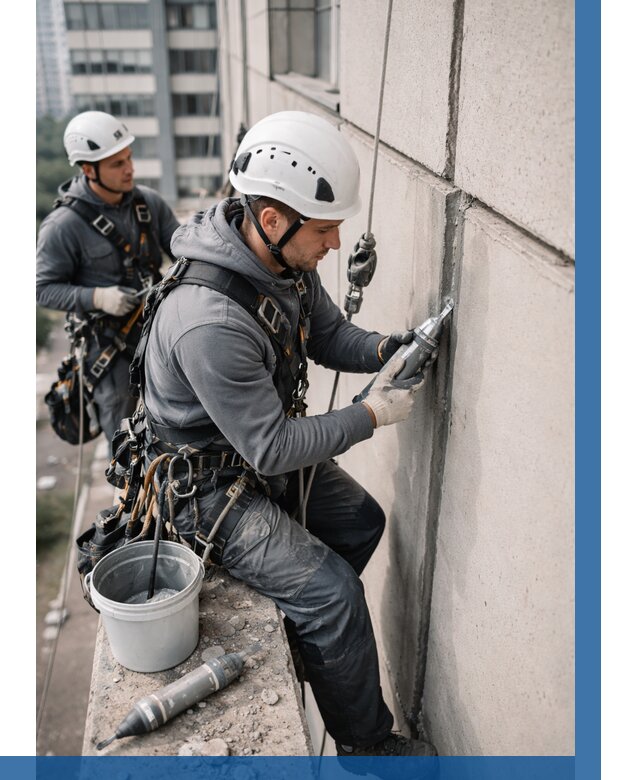 Ремонт деформационных швов здания в Химках от 1037 р. | ВЫСОТНИК-Хмк