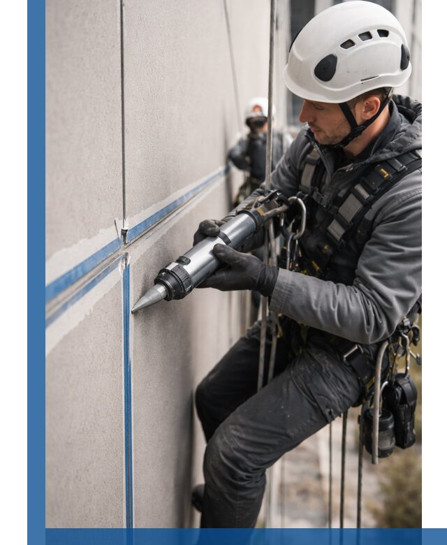 Герметизация стыков фасадных панелей в Химках качественно и быстро