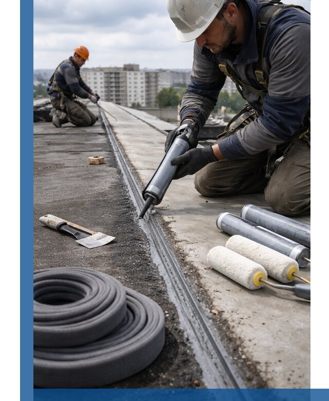 Герметизация швов кровли в Химках с гарантией герметичности