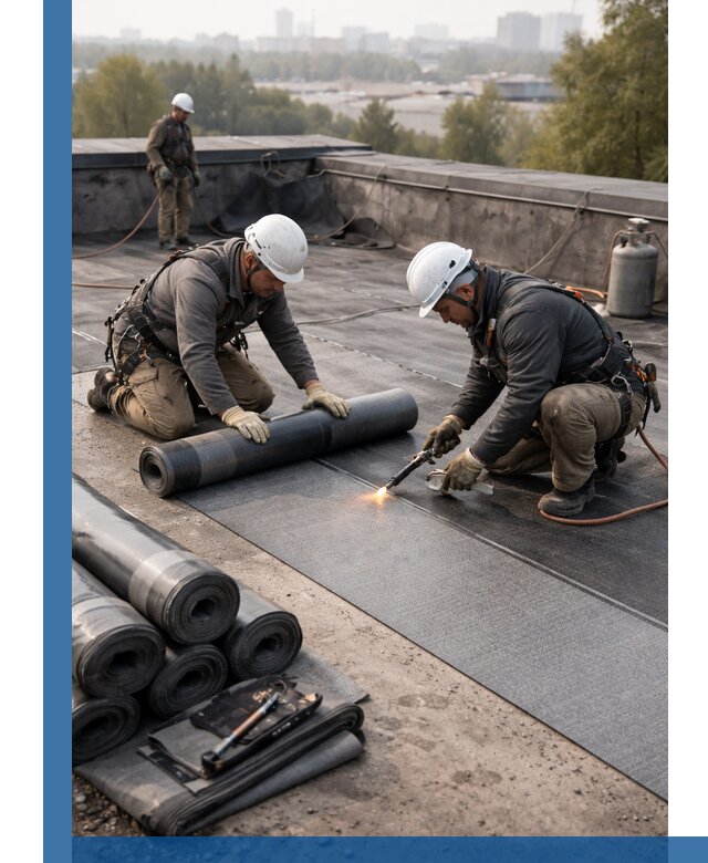 Монтаж мягкой кровли в Химках профессионально и надежно