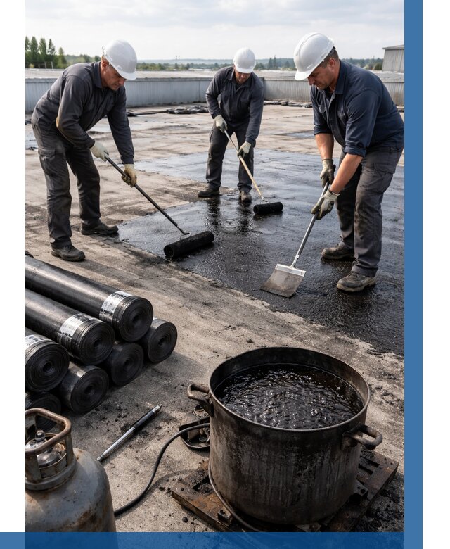 Гидроизоляция кровли мастикой в Химках от 622 р. | ВЫСОТНИК-Хмк