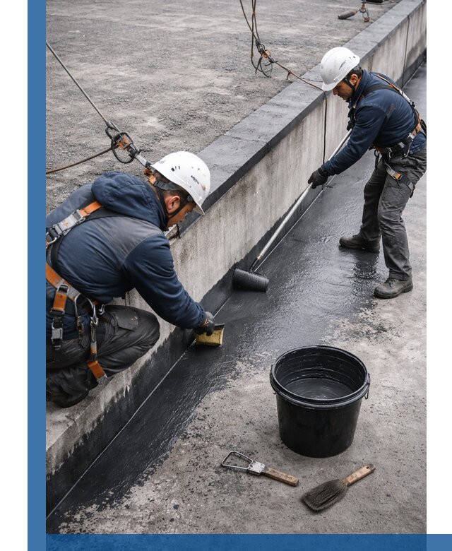 Гидроизоляция кровли жидкой резиной профессионально в Химках