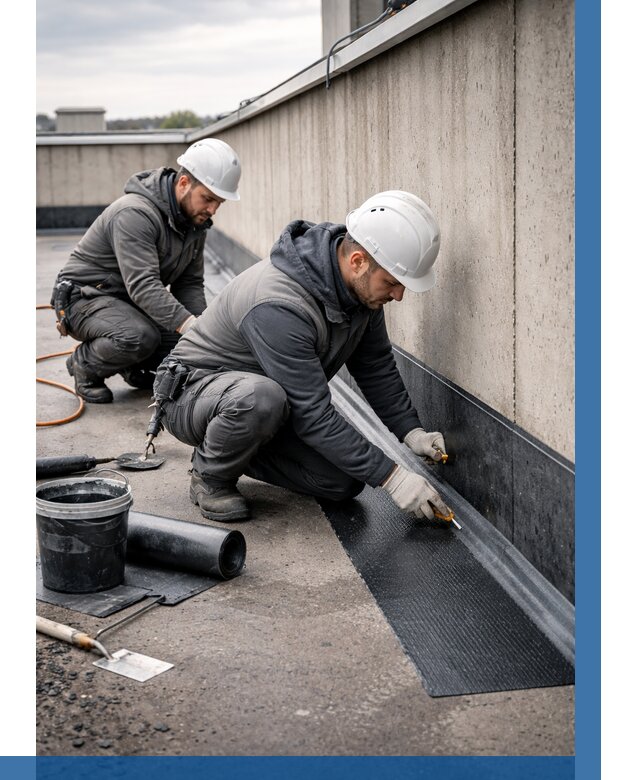 Гидроизоляция примыканий на кровле в Химках от 933 р. | ВЫСОТНИК-Хмк