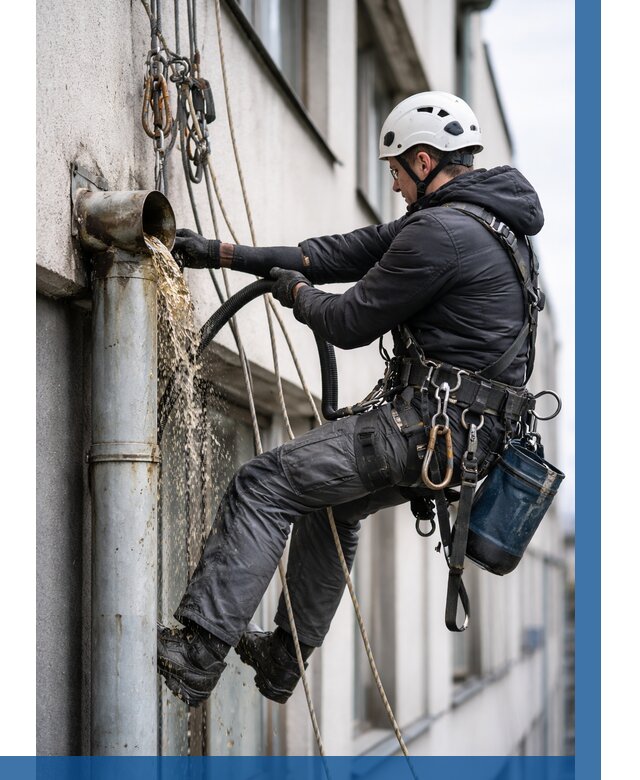 Прочистка водосточных труб в Химках от 3628 р. | ВЫСОТНИК-Хмк