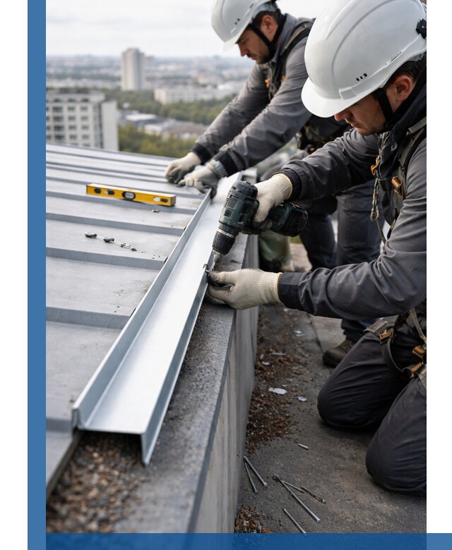 Монтаж капельника на кровле в Химках с гарантией качества