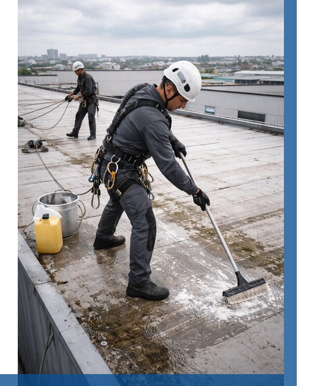 Очистка крыши по графику в Химках от 7775 р. | ВЫСОТНИК-Хмк