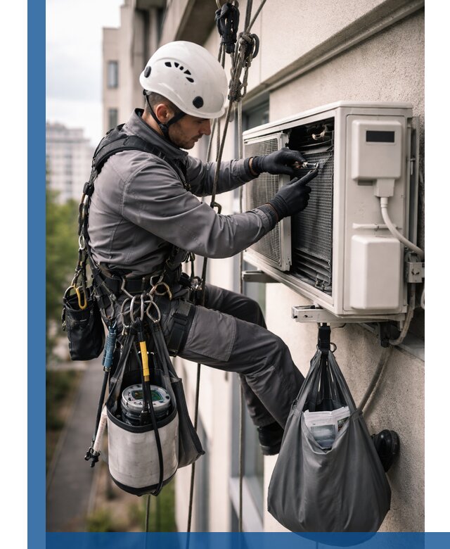 Обслуживание внешнего блока кондиционера в Химках профессионально