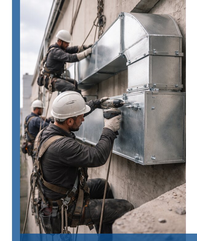 Профессиональный монтаж вентиляционных коробов в Химках под ключ