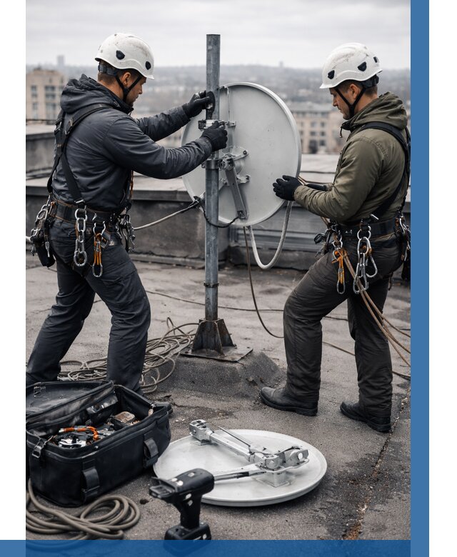 Демонтаж антенн на крыше в Химках от 4665 р. | ВЫСОТНИК-Хмк