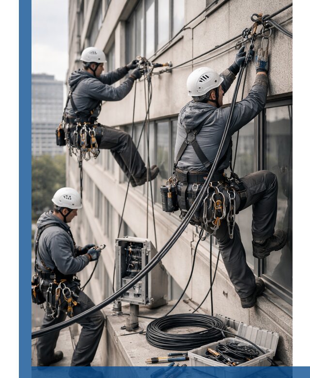 Прокладка оптоволоконного кабеля в Химках под ключ с тестированием