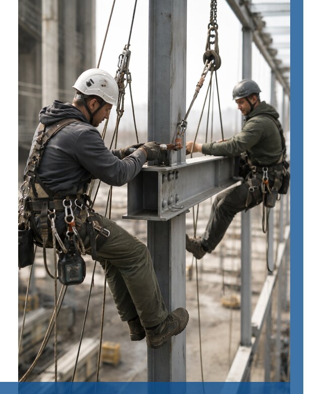 Монтаж металлоконструкций на высоте в Химках от 3628 р. | ВЫСОТНИК-Хмк