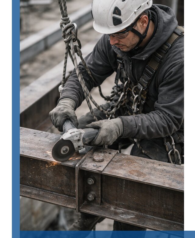 Резка металла на высоте в Химках для зданий и конструкций