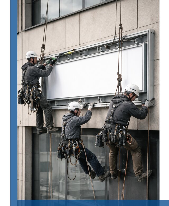 Профессиональный монтаж светового короба под ключ в Химках