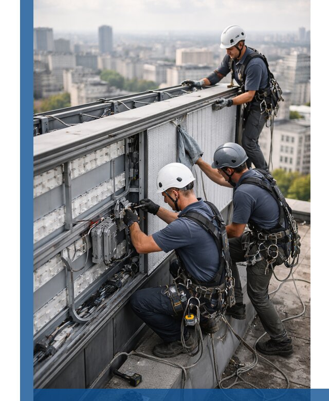 Профессиональное обслуживание крышной рекламы в Химках под ключ