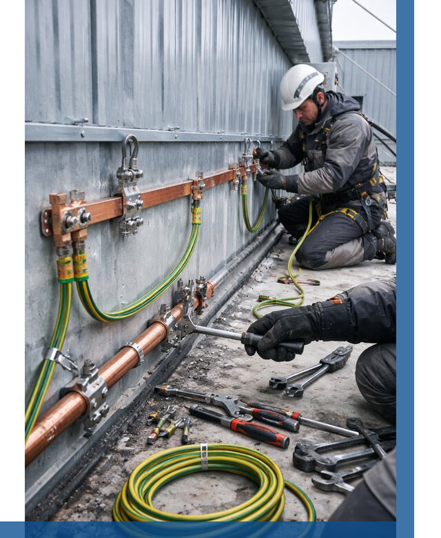 Монтаж заземления здания в Химках от 25918 р. | ВЫСОТНИК-Хмк