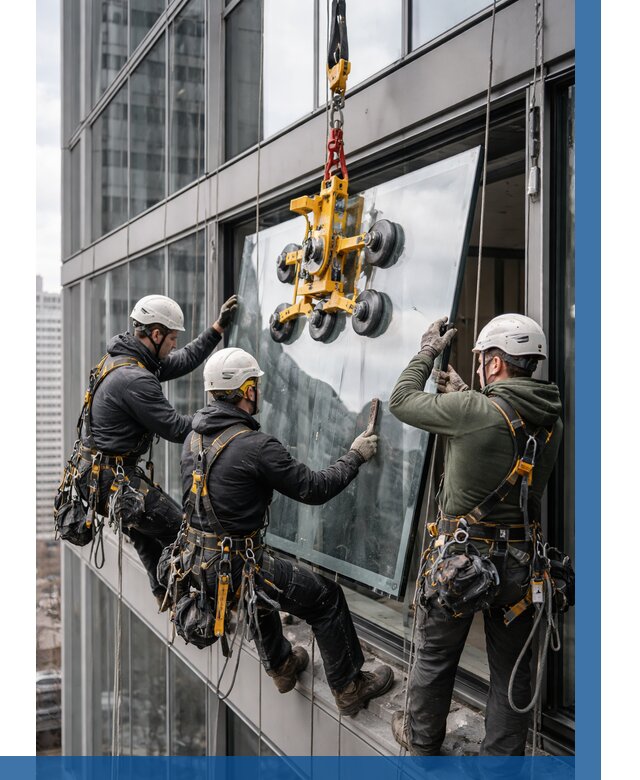 Фасадное остекление зданий под ключ в Химках от 10367 р. | ВЫСОТНИК-Хмк