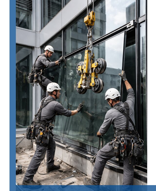 Структурное остекление фасадов в Химках монтаж и обслуживание