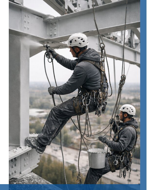 Покраска металлоконструкций на высоте в Химках 363 р |ВЫСОТНИК-Хмк