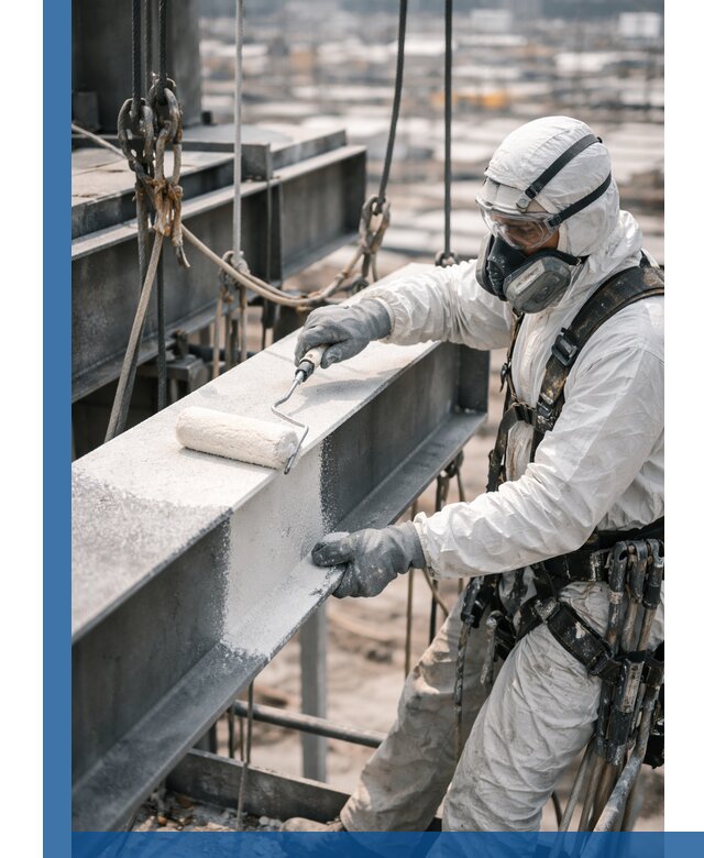 Профессиональная огнезащитная обработка металлоконструкций в Химках