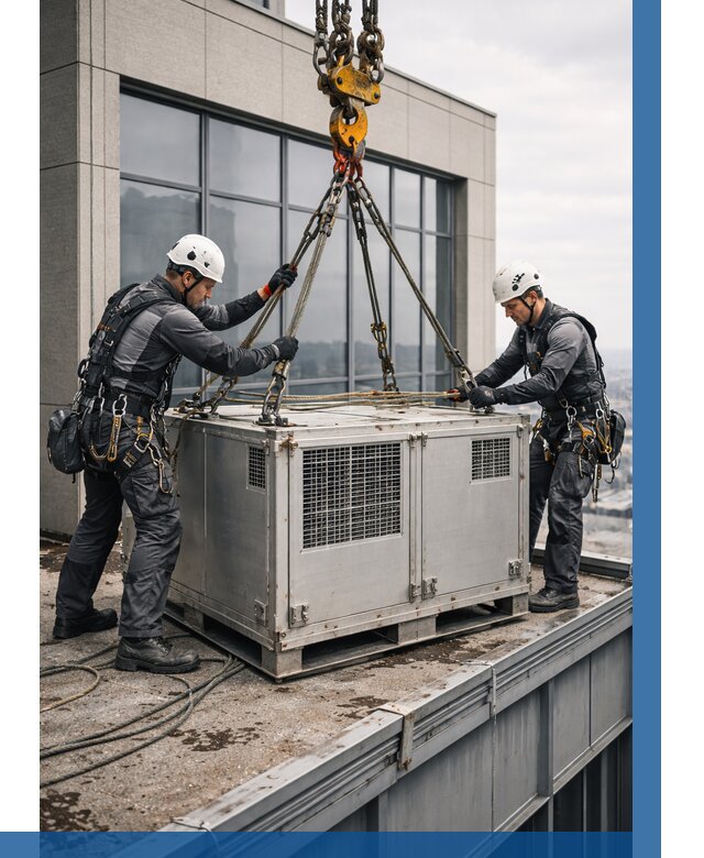 Такелажные работы на высоте в Химках от 8294 р. | ВЫСОТНИК-Хмк