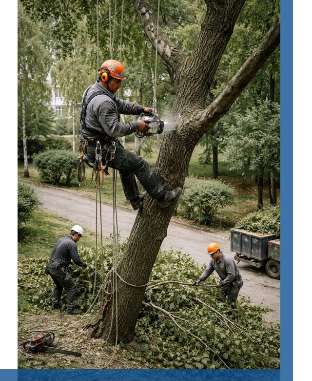 Кронирование деревьев в Химках от 6739 р. | ВЫСОТНИК-Хмк