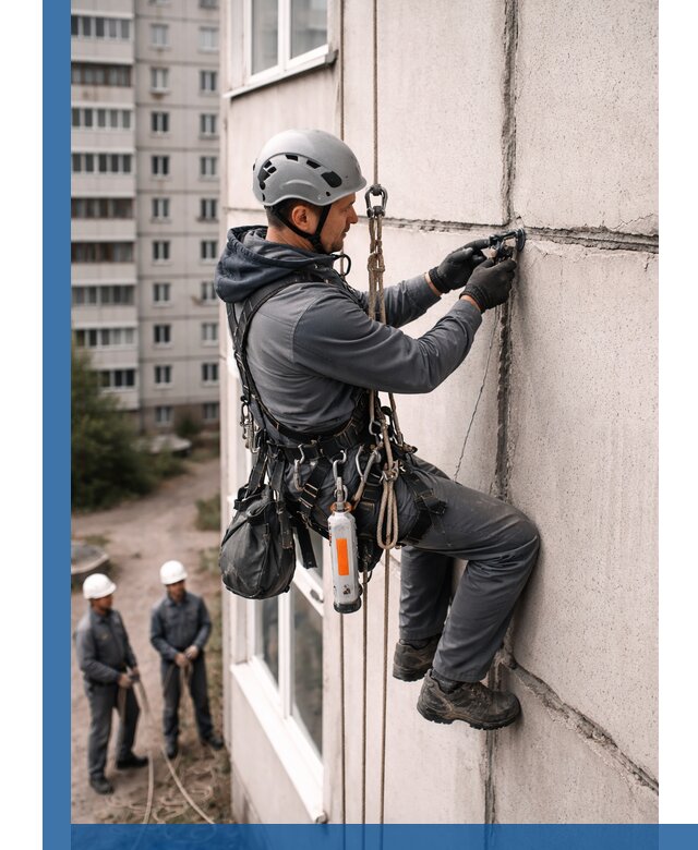 Обследование межпанельных швов и герметизация в Химках
