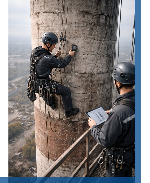 Обследование дымовой трубы в Химках от 8294 р. | ВЫСОТНИК-Хмк