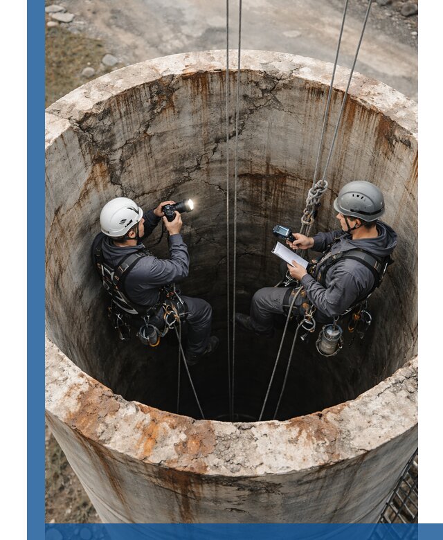 Обследование дымовой трубы: диагностика и оценка состояния в Химках